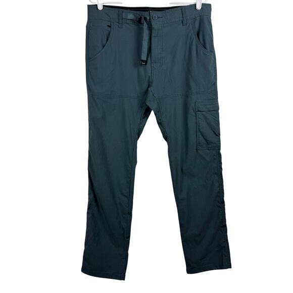Prana Other - Men's prAna Grey Blue Zion II Slim Snap Roll Up Nylon Cargo Utility Pant 34x29